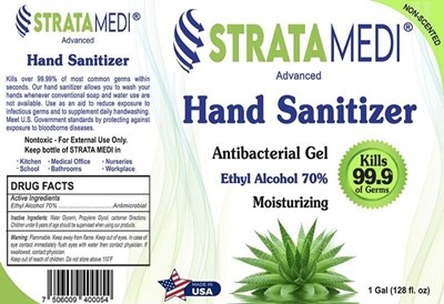 3785 mL 1 Gallon Label (Stratamedi 3785 mL)